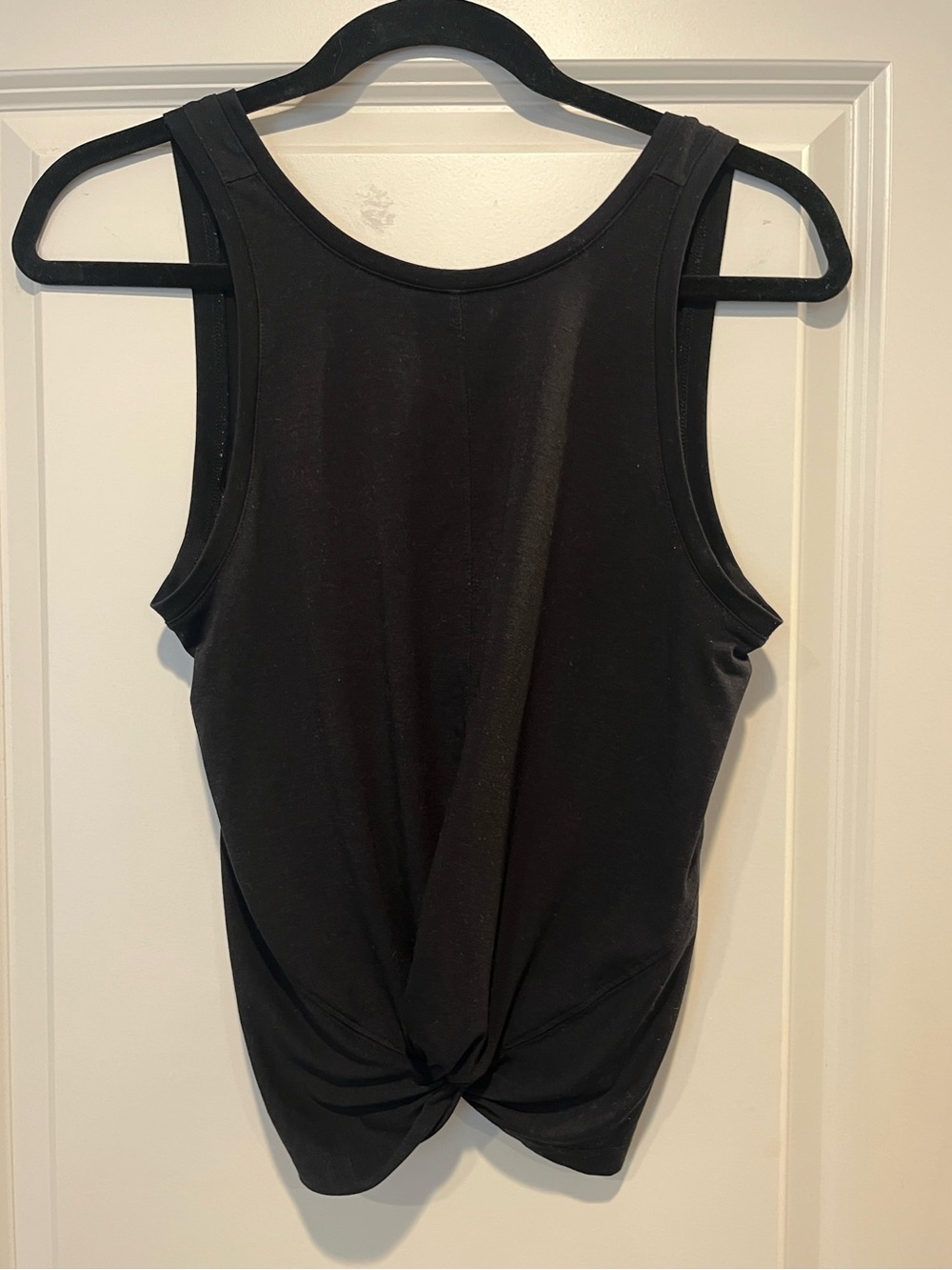 Athleta Black Twist Tank Top